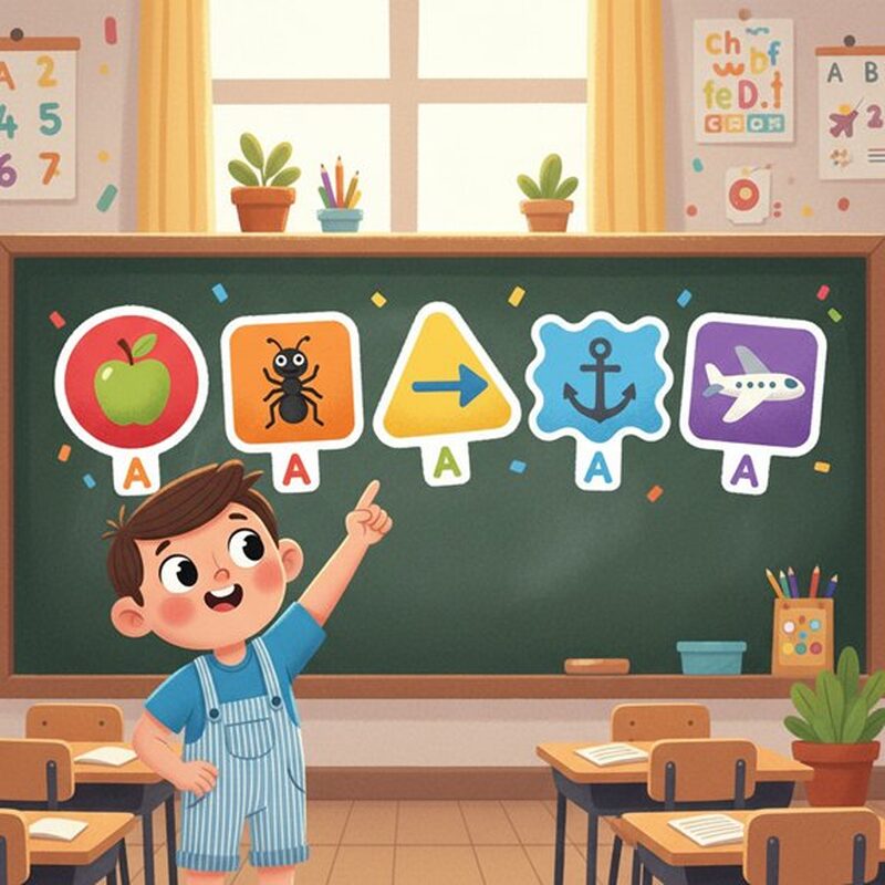 Letter A Vocabulary Theme