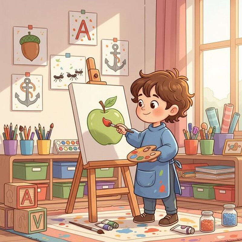 Letter A Vocabulary Theme